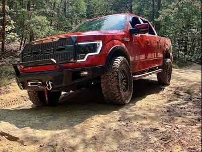 Barricade HD Winch Front Bumper with LED Lighting (09-14 F-150, Excluding Raptor)