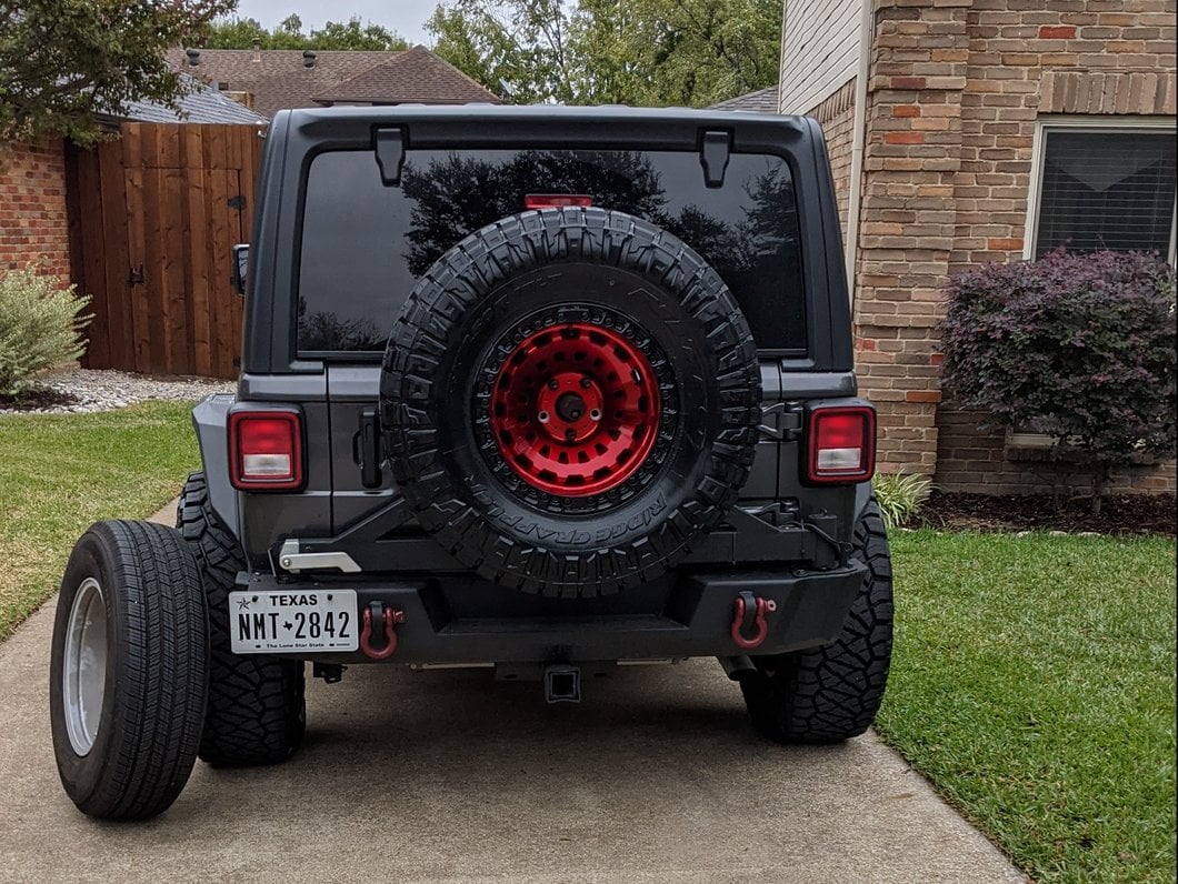 Barricade Extreme HD Rear Bumper with Tire Carrier (18-25 Jeep Wrangler JL, Excluding 4xe)