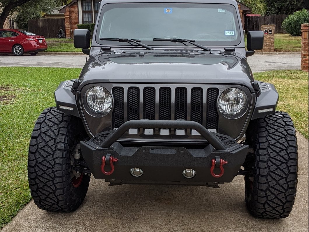 Barricade Battalion Stubby Front Bumper (18-25 Jeep Wrangler JL)