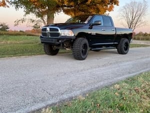 Barricade HD Off-Road Front Bumper with LED Fog Lights (13-18 RAM 1500, Excluding Rebel)