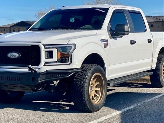 Barricade Pre-Runner Front Bumper with Skid Plate (18-20 F-150, Excluding Raptor)