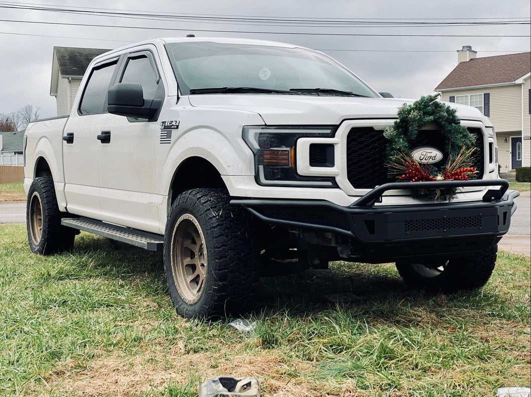 Barricade Pre-Runner Front Bumper with Skid Plate (18-20 F-150, Excluding Raptor)