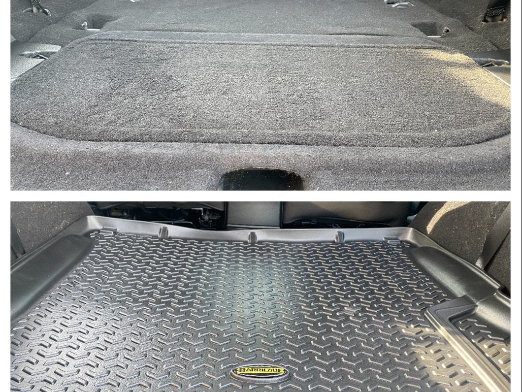 Barricade Cargo Liner; Black (11-18 Jeep Wrangler JK)