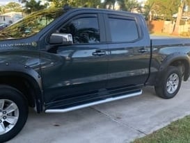 Barricade Pioneer Aluminum Running Boards (19-25 Sierra 1500 Crew Cab)