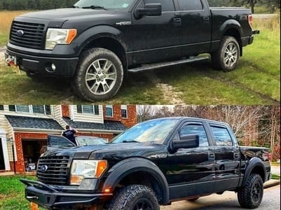 Barricade Pre-Runner Front Bumper with Skid Plate (09-14 F-150, Excluding Raptor)