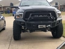 Barricade HD Winch Front Bumper with LED Lighting (13-18 RAM 1500, Excluding Rebel)