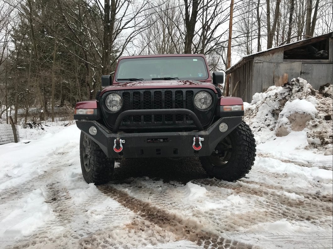 Barricade Extreme HD Full Width Front Bumper with LED Fog Lights (20-25 Jeep Gladiator JT)