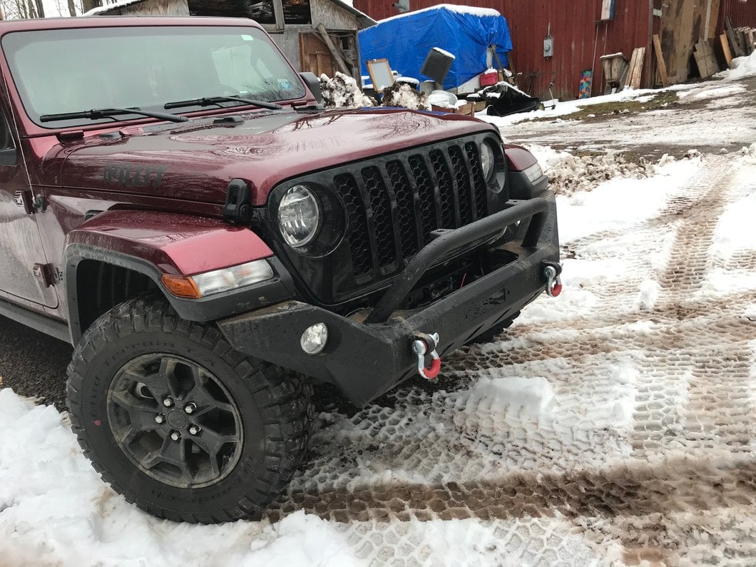 Barricade Extreme HD Full Width Front Bumper with LED Fog Lights (20-25 Jeep Gladiator JT)