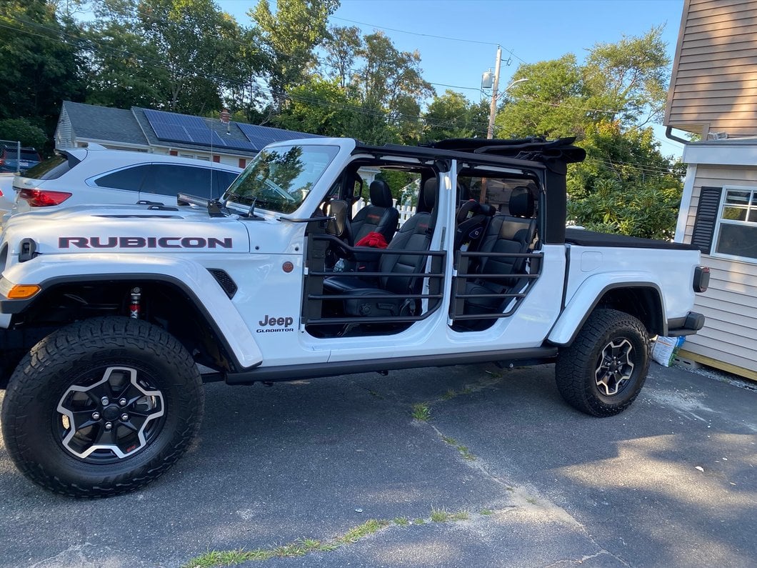 Barricade Tubular Adventure Doors; Rear (20-25 Jeep Gladiator JT)