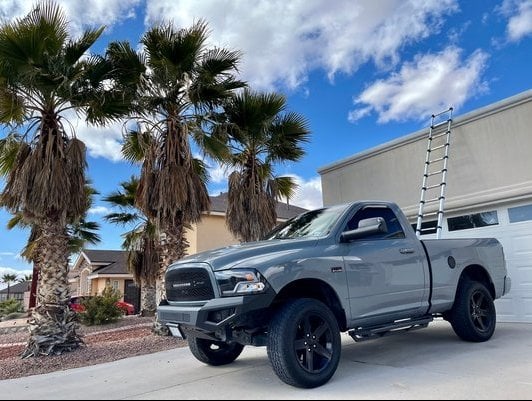 Barricade HD Off-Road Front Bumper with LED Fog Lights (09-12 RAM 1500)