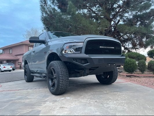 Barricade HD Off-Road Front Bumper with LED Fog Lights (09-12 RAM 1500)