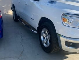 Barricade 3-Inch Side Step Bars; Stainless Steel (19-25 RAM 1500 Crew Cab)