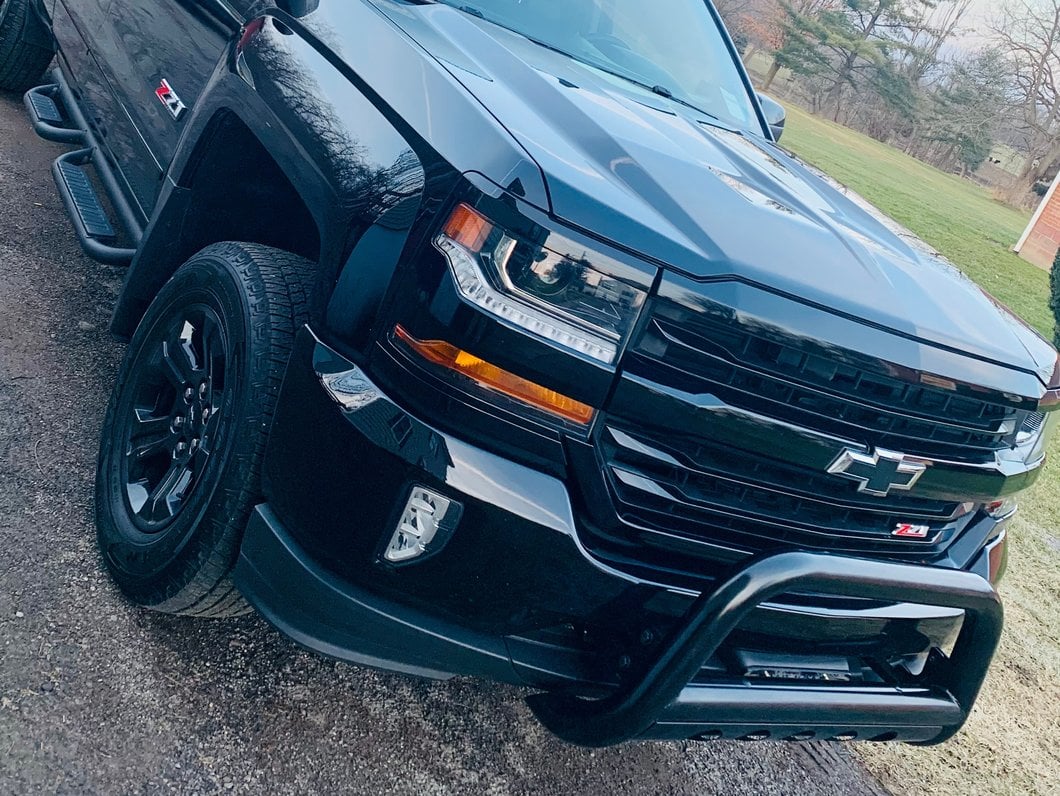Barricade 3-Inch Bull Bar; Black (07-18 Silverado 1500)