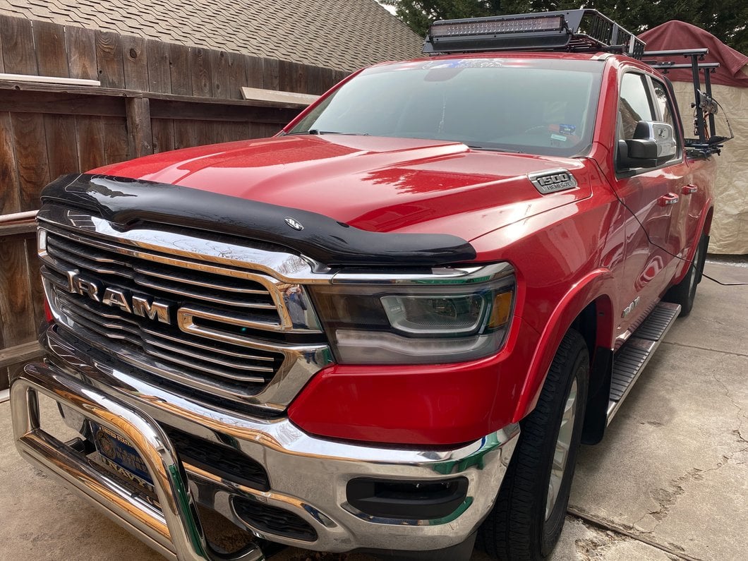 Barricade 3-Inch Bull Bar; Stainless Steel (19-24 RAM 1500, Excluding Rebel & TRX)