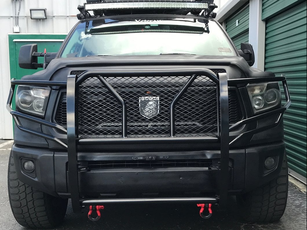Barricade HD Grille Guard; Black (07-17 Tundra)
