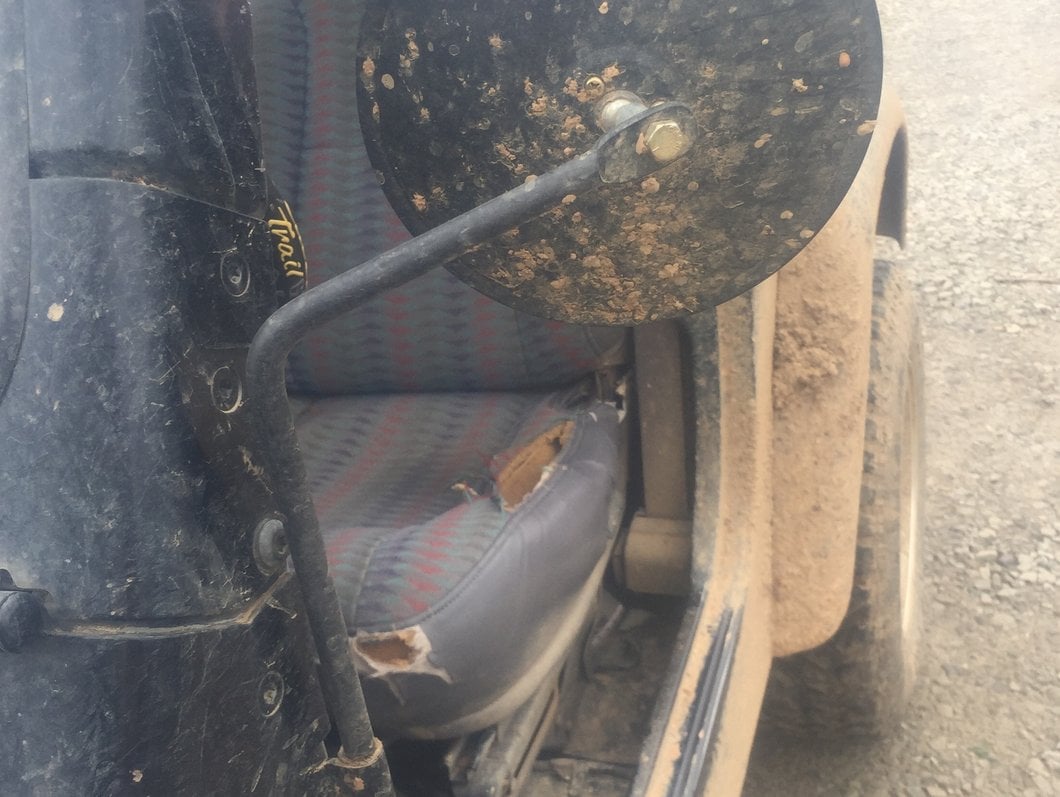 Barricade Round Adventure Mirrors; Textured Black (87-06 Jeep Wrangler YJ & TJ)