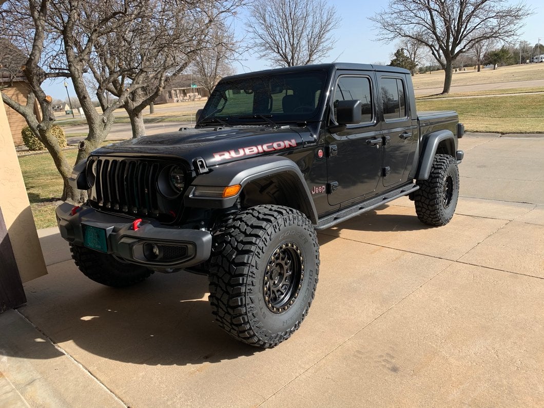 Barricade Enhanced Rubi Rails; Textured Black (20-25 Jeep Gladiator JT)