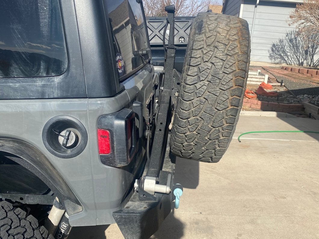 Barricade Extreme HD Rear Bumper with Tire Carrier (18-25 Jeep Wrangler JL, Excluding 4xe)