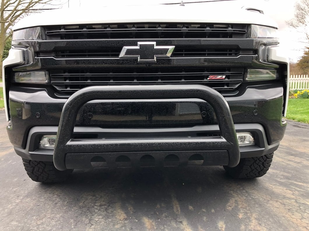 Barricade 3-Inch Bull Bar; Black (19-25 Silverado 1500, Excluding ZR2)