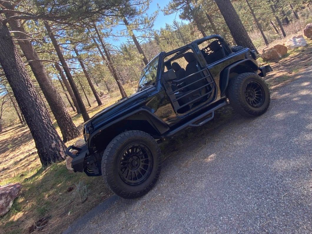 Barricade Tubular Adventure Doors; Front (18-25 Jeep Wrangler JL)