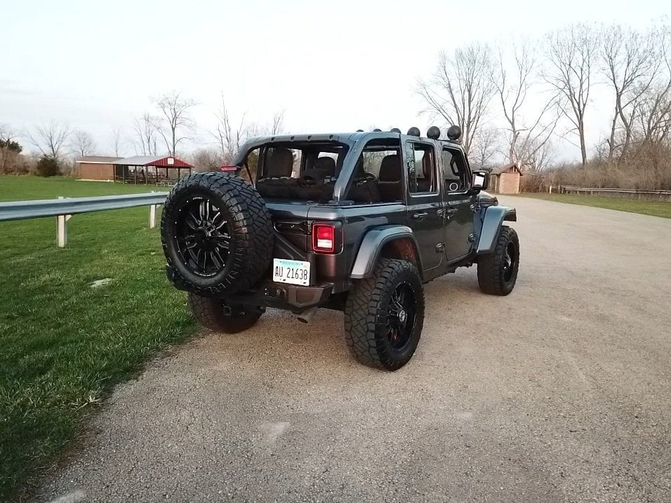 Barricade HD Rear Bumper with Tire Carrier (18-25 Jeep Wrangler JL)