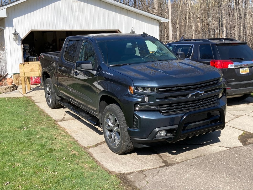Barricade 3-Inch Bull Bar; Black (19-25 Silverado 1500, Excluding ZR2)