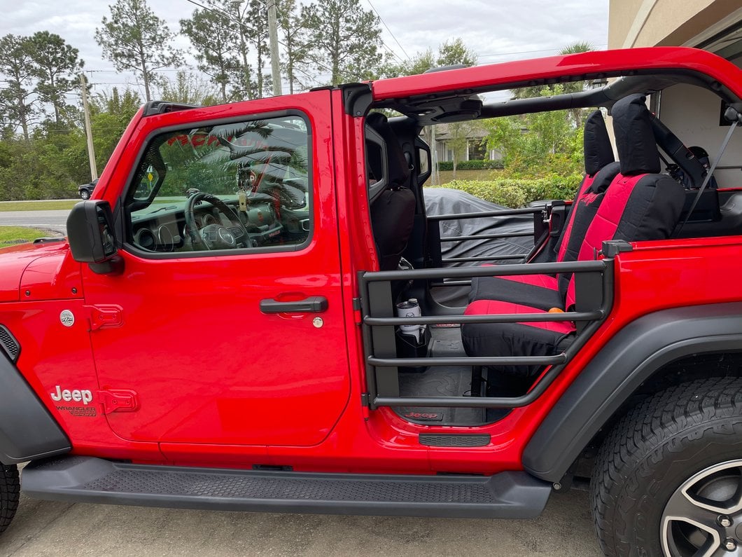 Barricade Tubular Adventure Doors; Rear (18-25 Jeep Wrangler JL 4-Door)