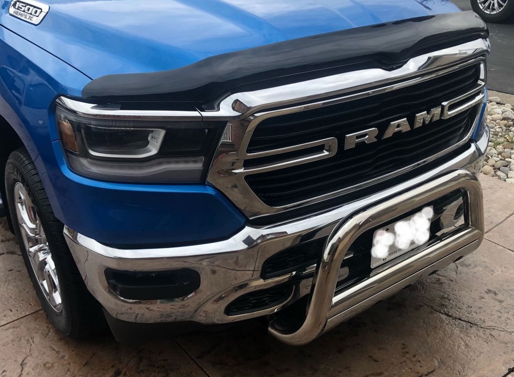 Barricade 3-Inch Bull Bar; Stainless Steel (19-24 RAM 1500, Excluding Rebel & TRX)