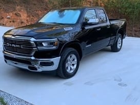 Barricade Saber 5-Inch Aluminum Side Step Bars; Stainless Cover Plates (19-25 RAM 1500 Quad Cab)