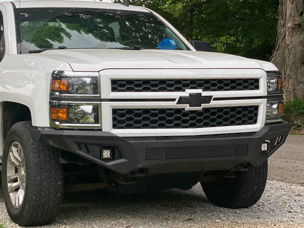 Barricade HD Off-Road Front Bumper with LED Lighting (14-15 Silverado 1500)