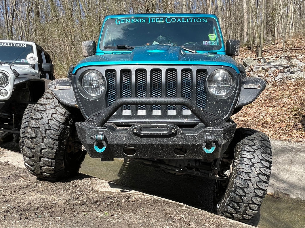 Barricade Battalion Stubby Front Bumper (18-25 Jeep Wrangler JL)