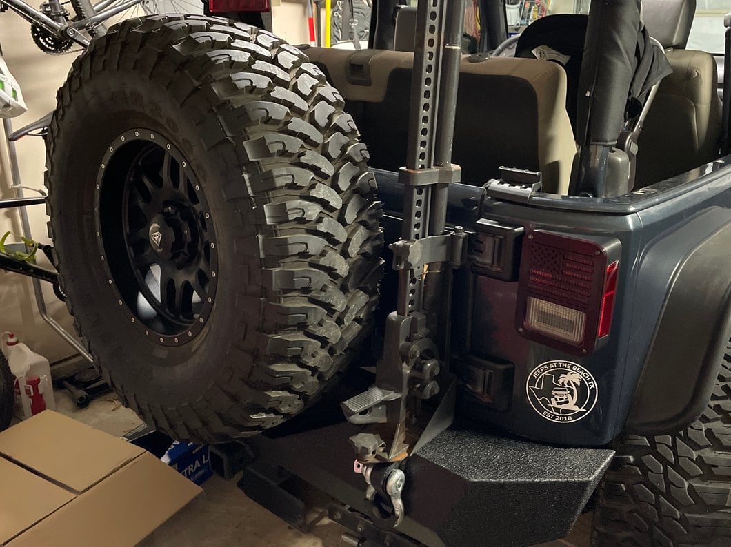 Barricade HD Spare Tire Mount (07-18 Jeep Wrangler JK)