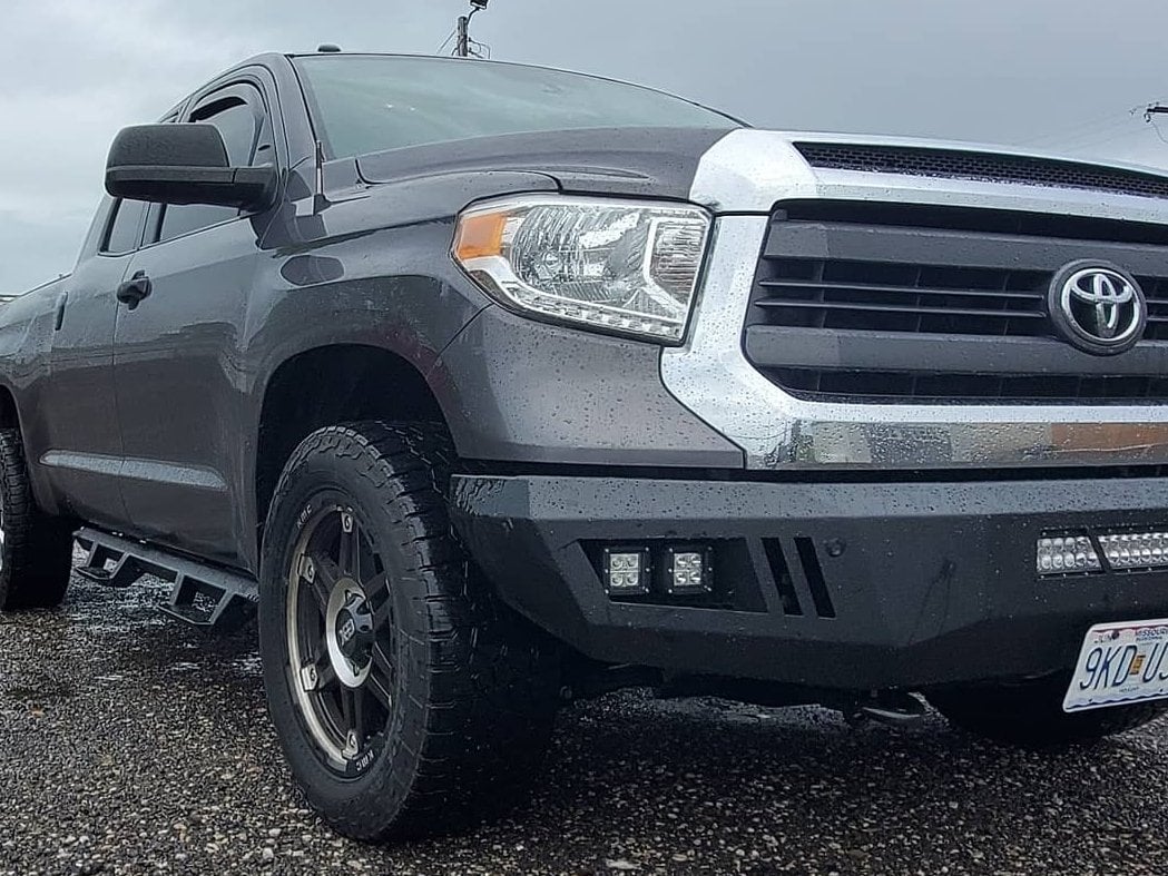 Barricade HD Front Bumper with LED Fog Lights, Spot Lights and 20-Inch LED Light Bar (14-21 Tundra)