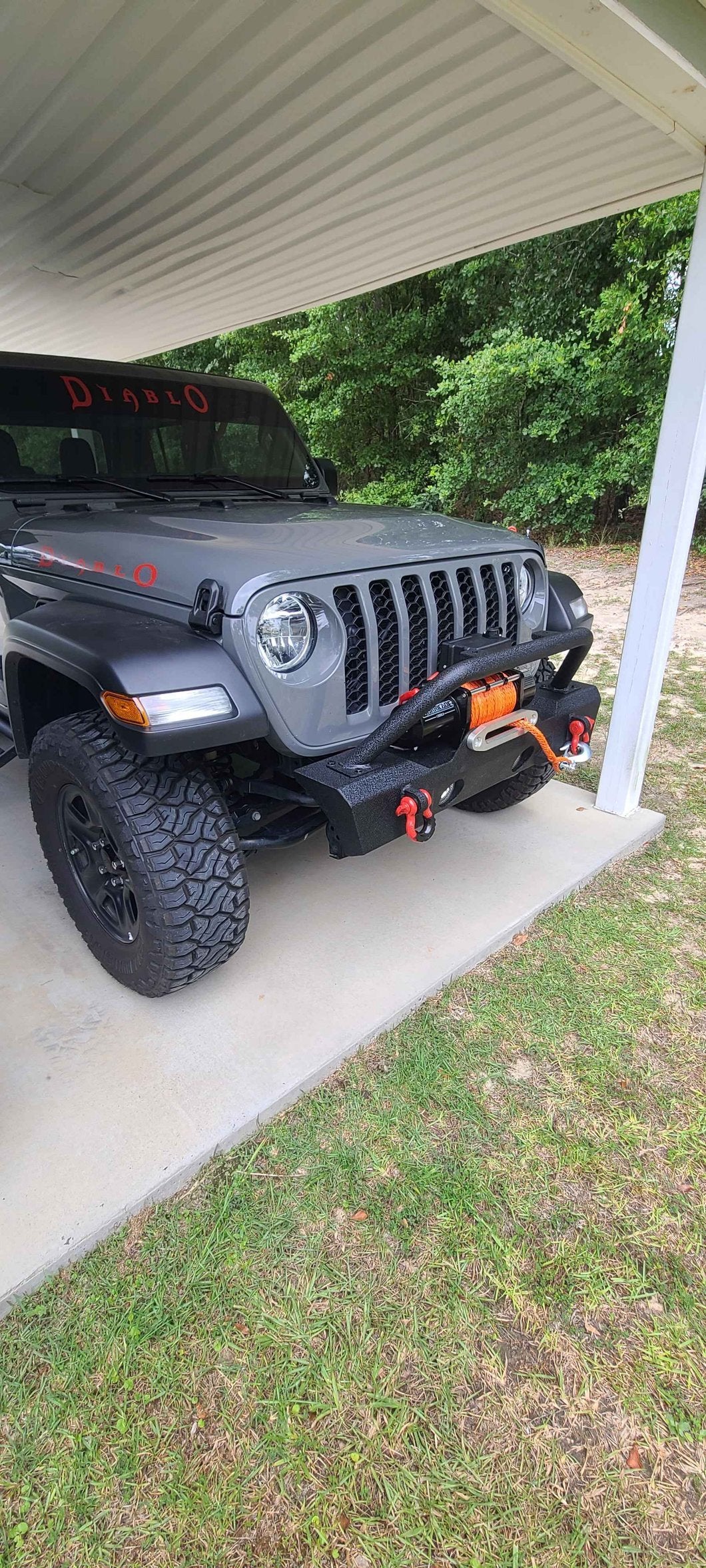 Barricade 12,000 lb. Winch with Synthetic Rope (Universal; Some Adaptation May Be Required)