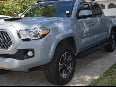 Barricade Rattler Steel Running Boards; Black (05-23 Tacoma Double Cab)