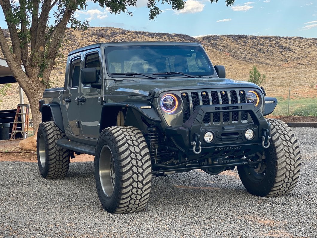 Barricade Tubular Fender Flares; Rear (20-25 Jeep Gladiator JT)