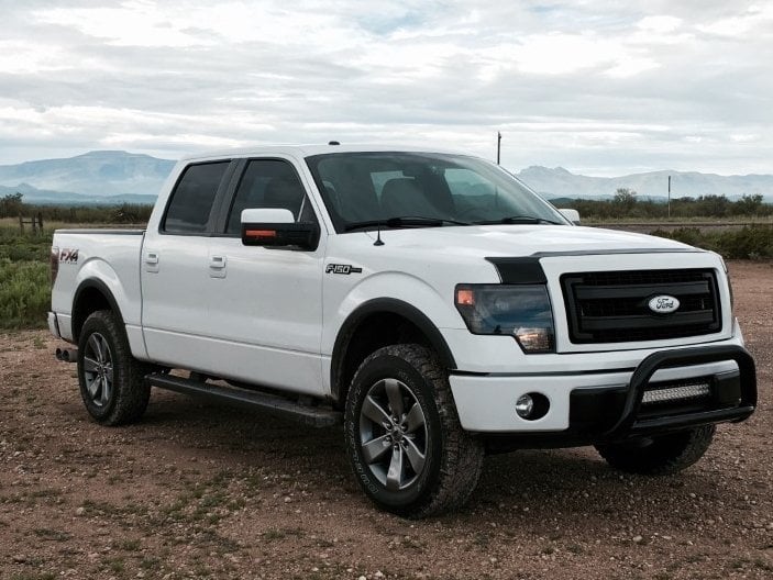 Barricade 3-Inch Bull Bar with Skid Plate; Gloss Black (11-25 2.7L/3.5L EcoBoost F-150, Excluding Raptor)