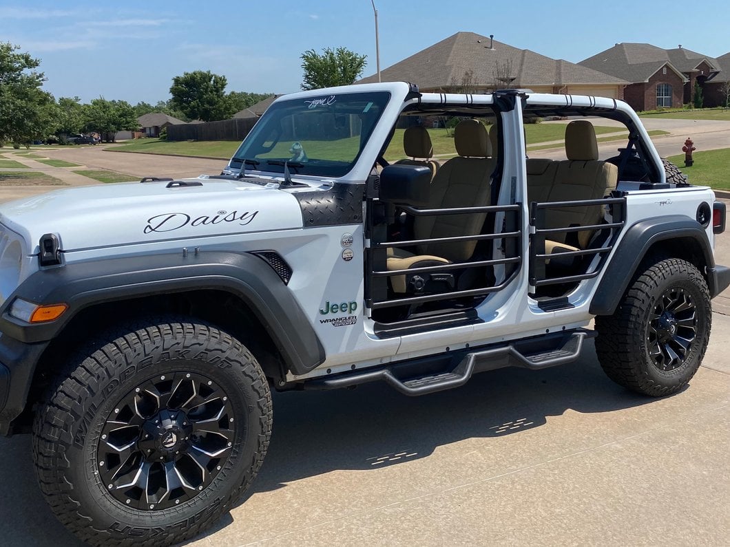 Barricade Tubular Adventure Doors; Front (18-25 Jeep Wrangler JL)