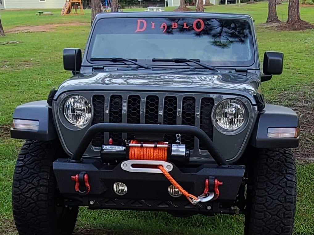 Barricade 12,000 lb. Winch with Synthetic Rope (Universal; Some Adaptation May Be Required)