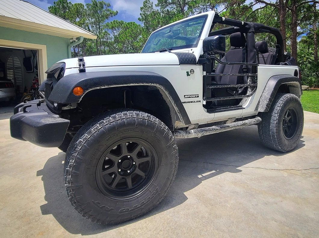 Barricade Tubular Adventure Doors; Front (07-18 Jeep Wrangler JK)