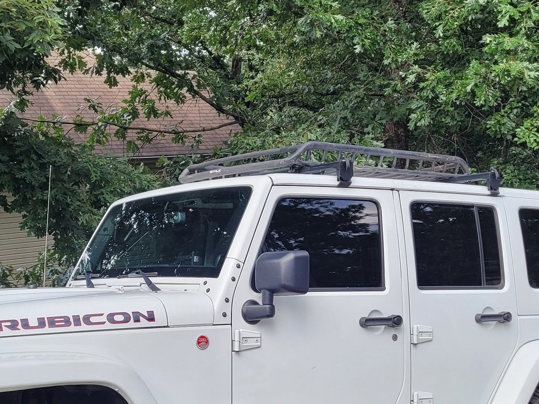 Barricade Two Bar Removable Roof Rack (07-18 Jeep Wrangler JK 4-Door)