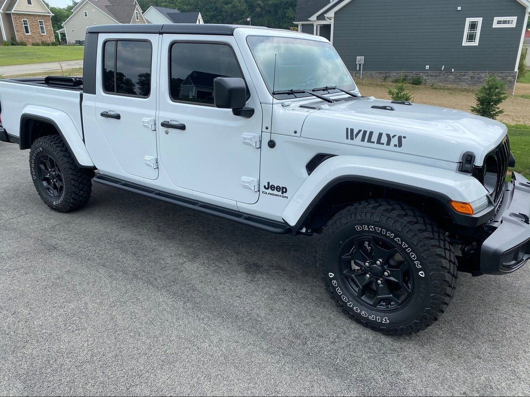 Barricade Enhanced Rubi Rails; Textured Black (20-25 Jeep Gladiator JT)