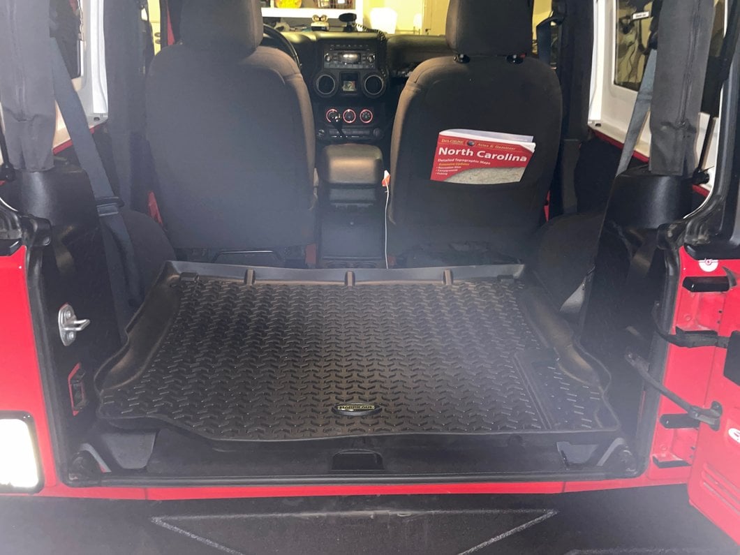 Barricade Cargo Liner; Black (11-18 Jeep Wrangler JK)