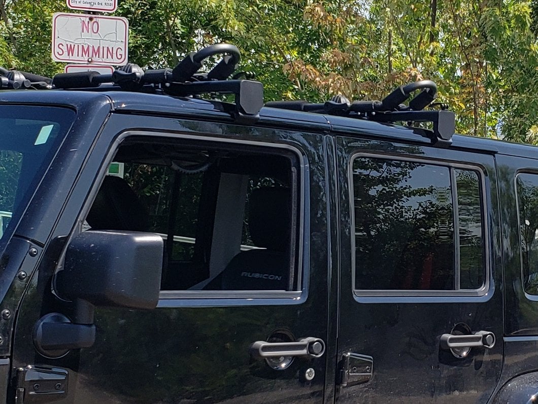 Barricade Two Bar Removable Roof Rack (07-18 Jeep Wrangler JK 4-Door)