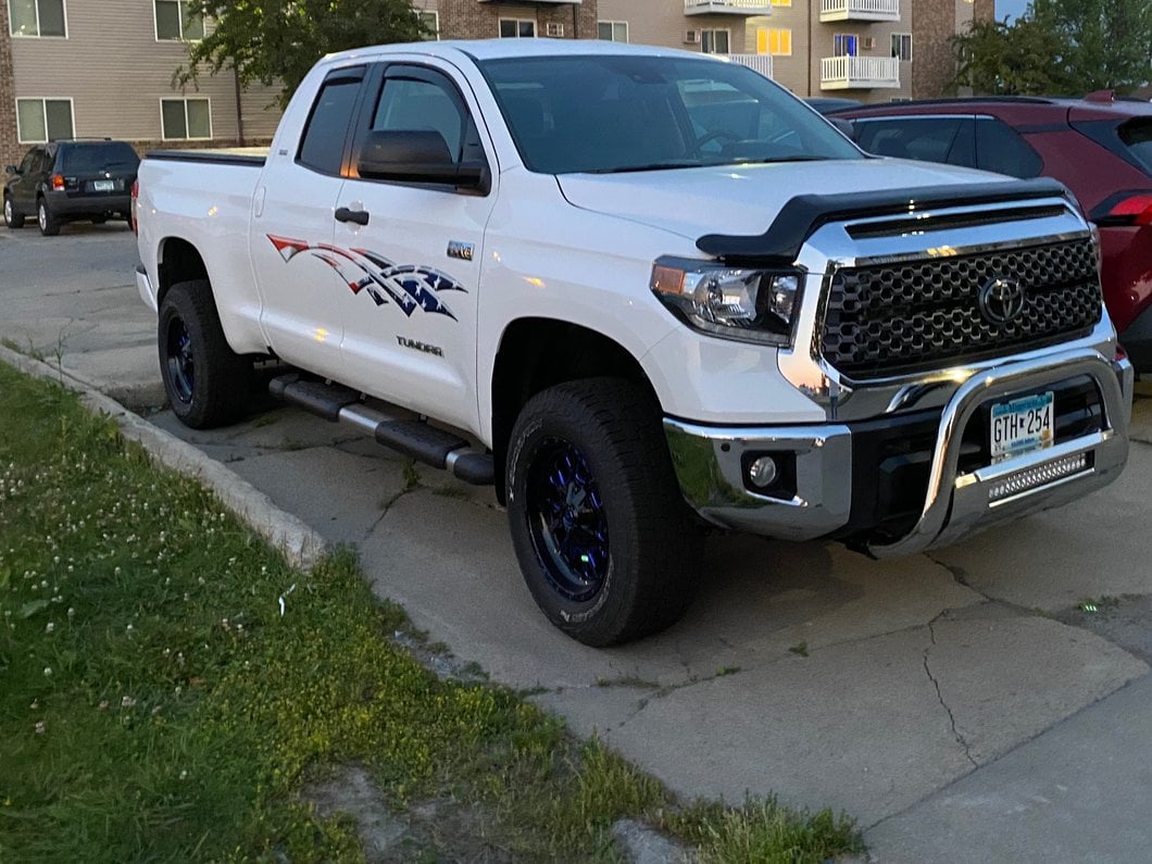Barricade 3.50-Inch Bull Bar with Skid Plate and 20-Inch LED Light Bar; Stainless Steel (07-21 Tundra)