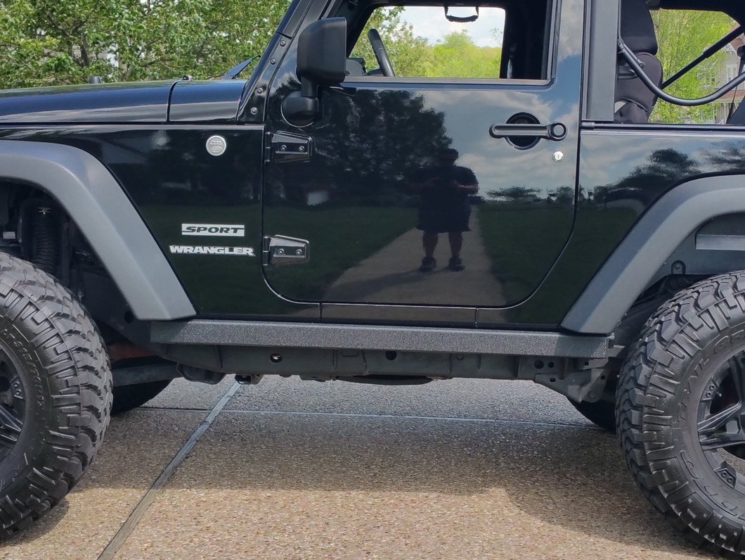 Barricade Rubi Rails; Textured Black (07-18 Jeep Wrangler JK 2-Door)