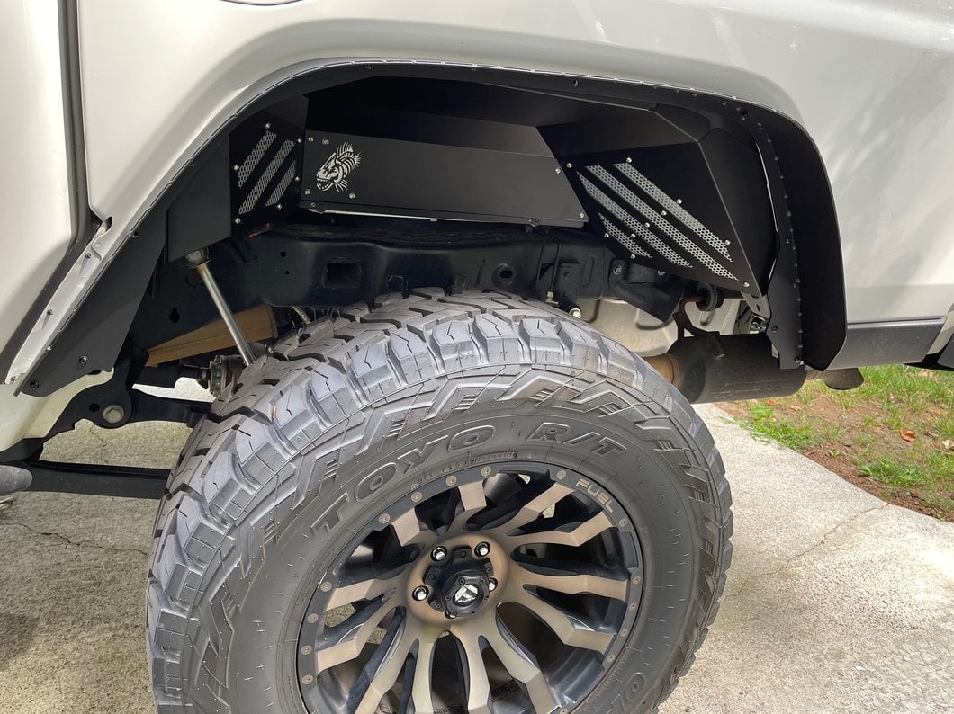 Barricade HD Flat Fender Flares; Rear (20-25 Jeep Gladiator JT)