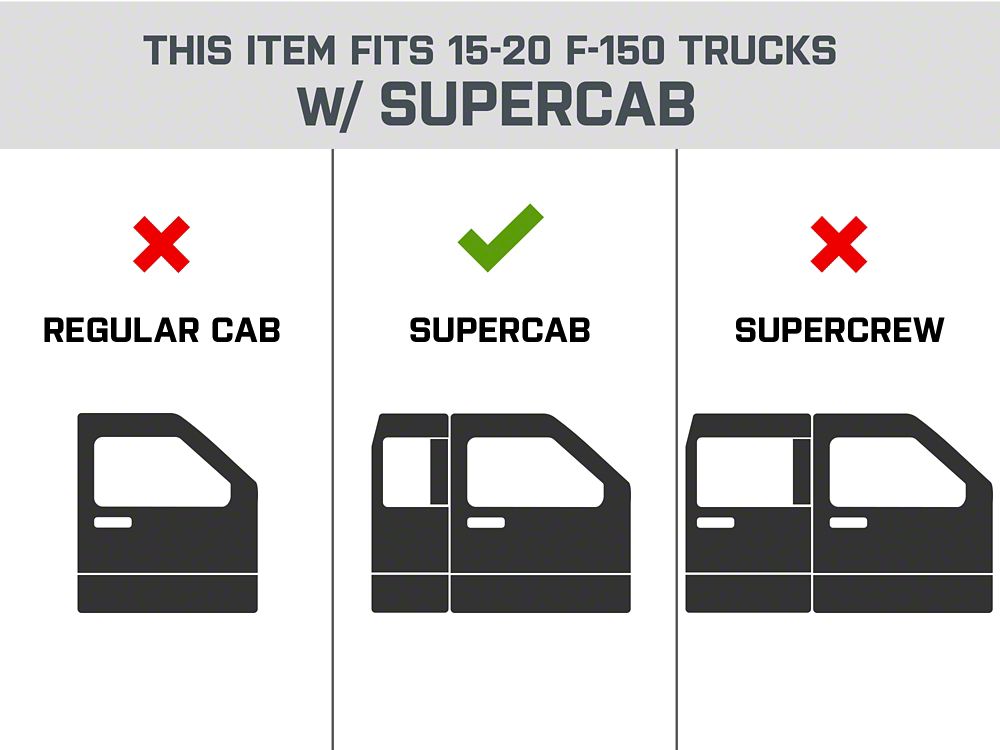 Barricade S6 Running Boards; Stainless Steel (15-25 F-150 SuperCab)