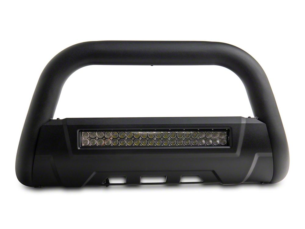 Barricade 3.50-Inch Bull Bar with 20-Inch LED Light Bar; Textured Black (21-25 Bronco)