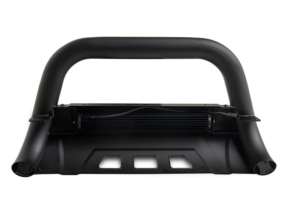 Barricade 3.50-Inch Bull Bar with 20-Inch LED Light Bar; Textured Black (21-25 Bronco)